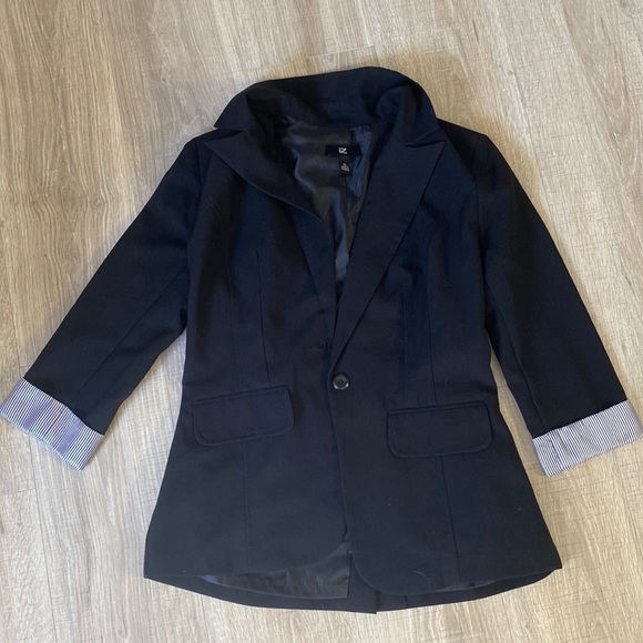 Iz Byer Jackets & Blazers - Striped sleeve blazer
